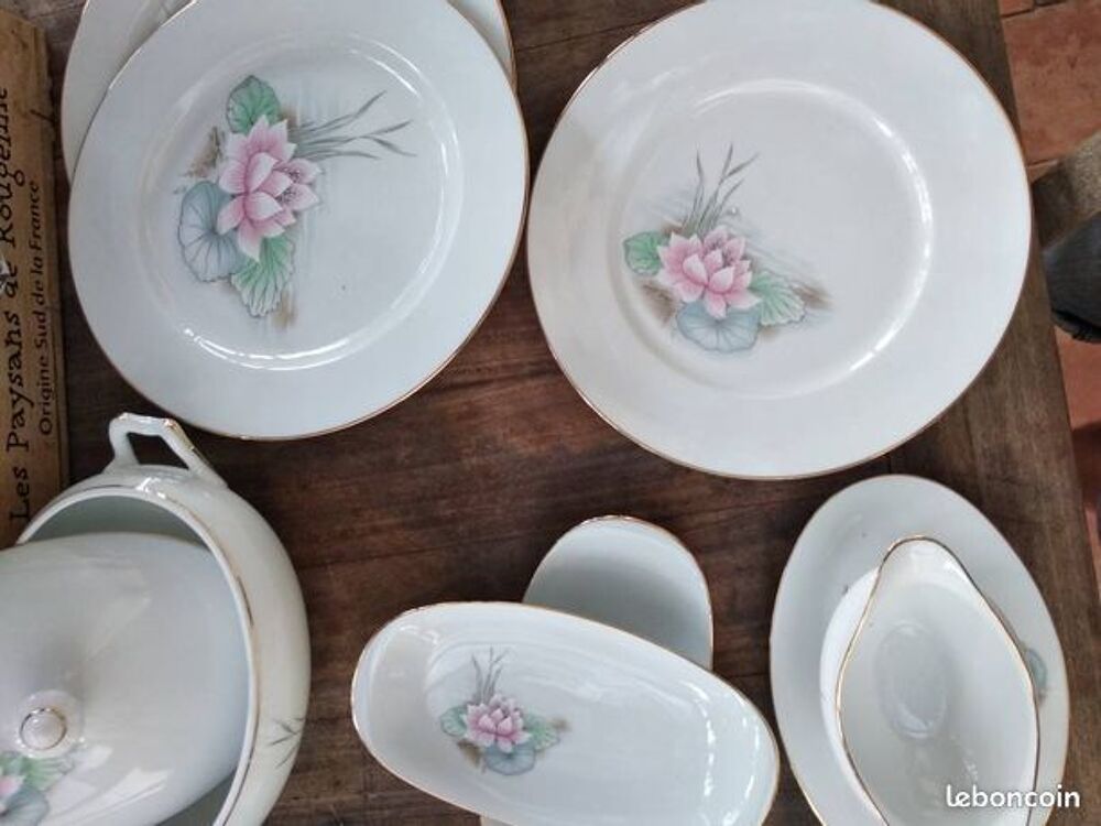 Ensemble Porcelaine Limoges 8 pi&egrave;ces Cuisine