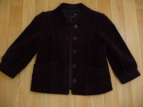 Veste prune velours fines c�tes taille 36 - Neuve 25 Celles-sur-Belle (79)