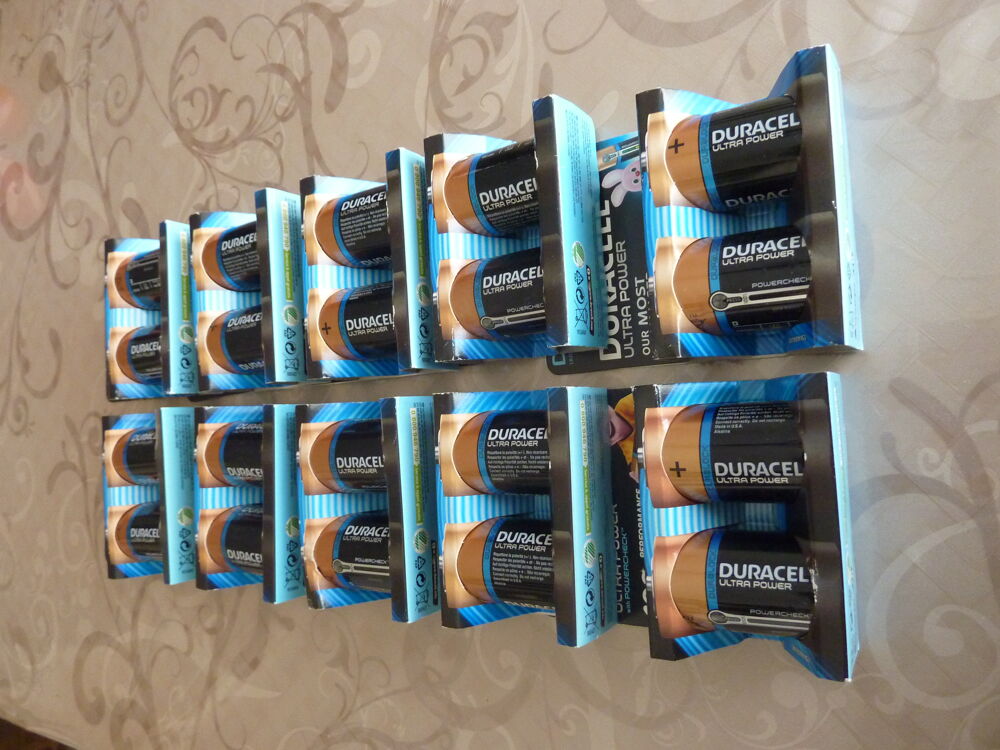  Pils LR 20 Duracell Ultra Power Bricolage