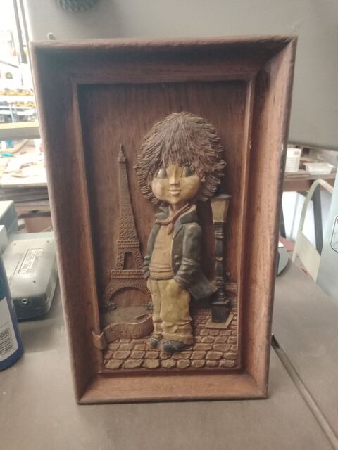 Tableau sculpture sur bois 40 Nice (06)