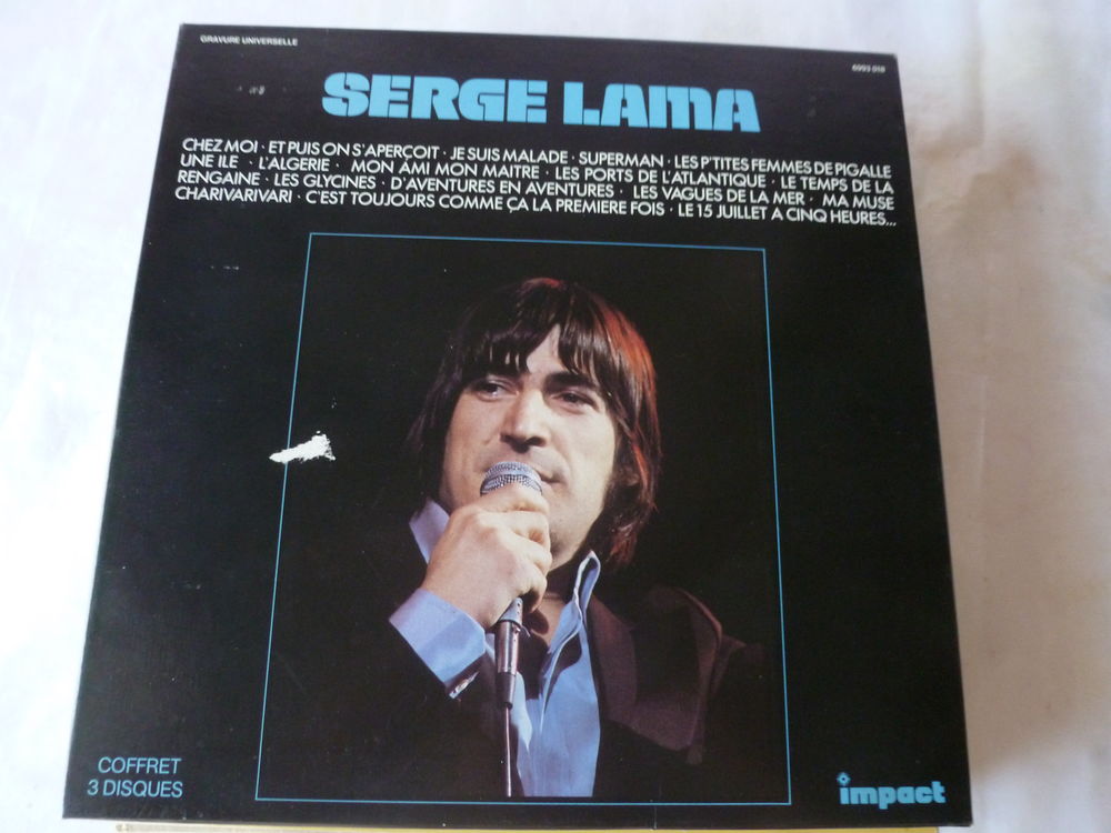 coffret de 3 CD de Serge LAMA Audio et hifi