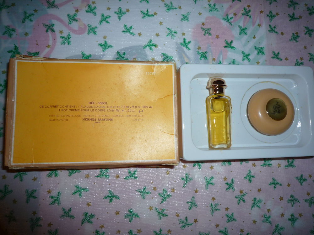 Parfum miniature Coffret Cal&egrave;che Herm&egrave;s + savon 