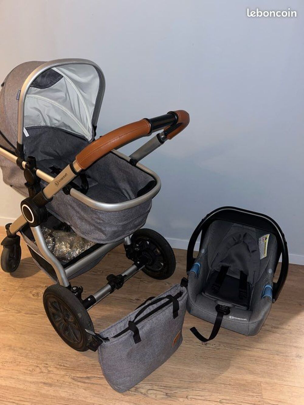 Poussette Kinderkraft 3en1 Puriculture