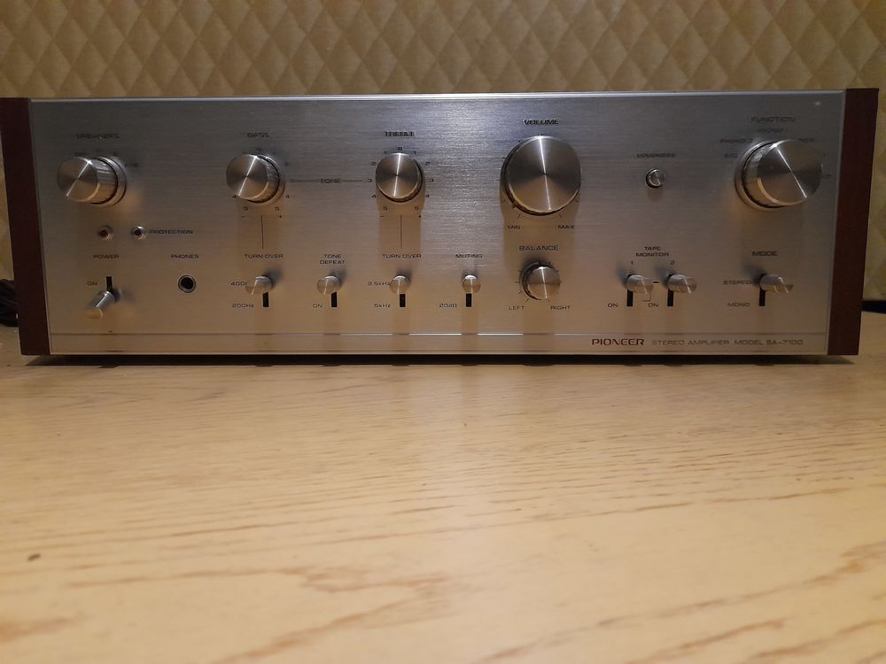 Ampli vintage Pioneer Sa 7100 Audio et hifi