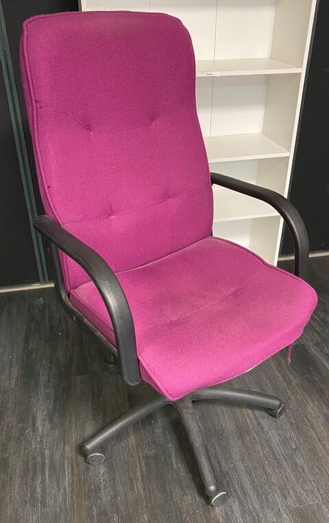 Chaise de bureau violette 5 Massy (91)