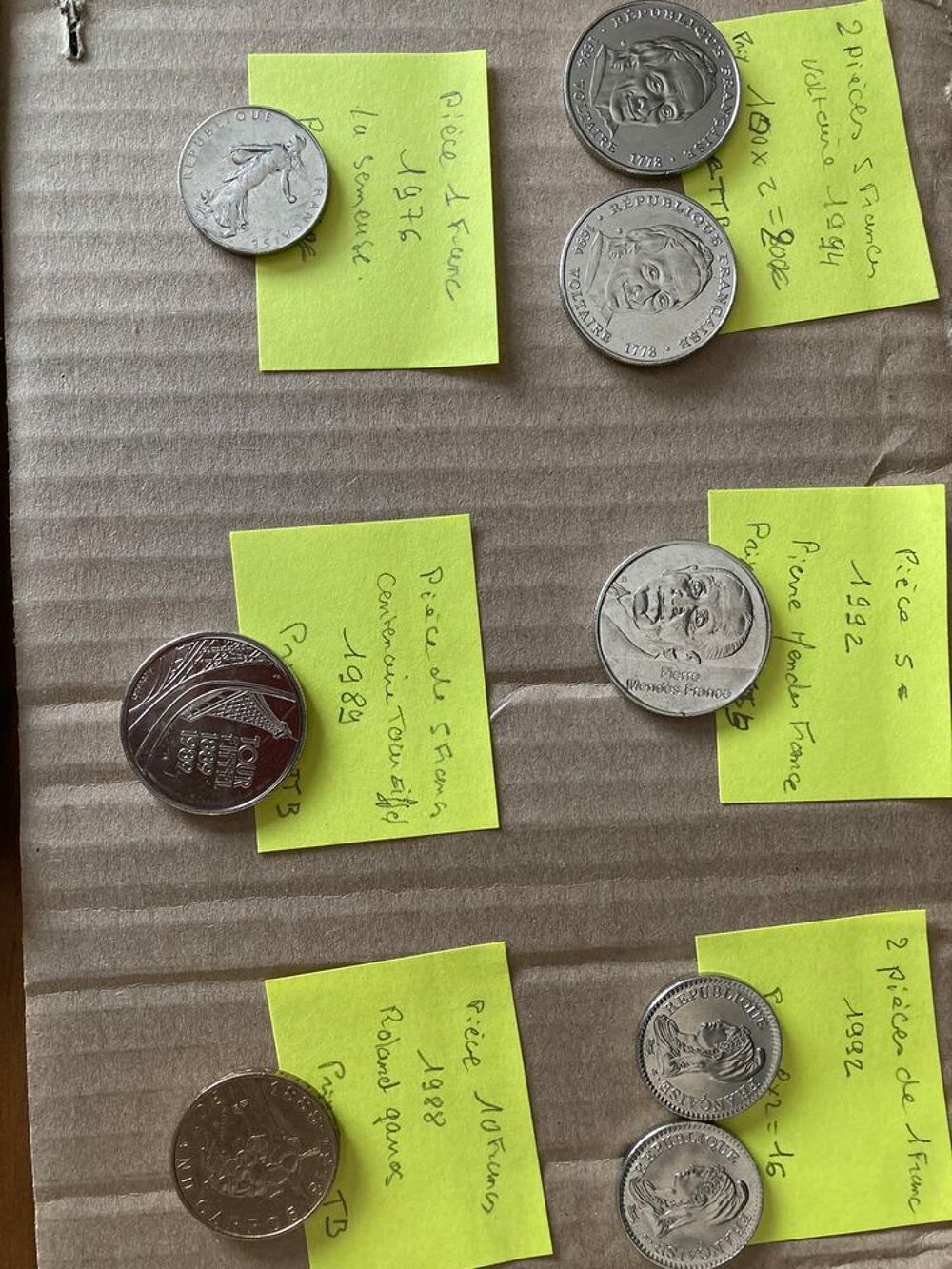 Pi&egrave;ces de monnaie 