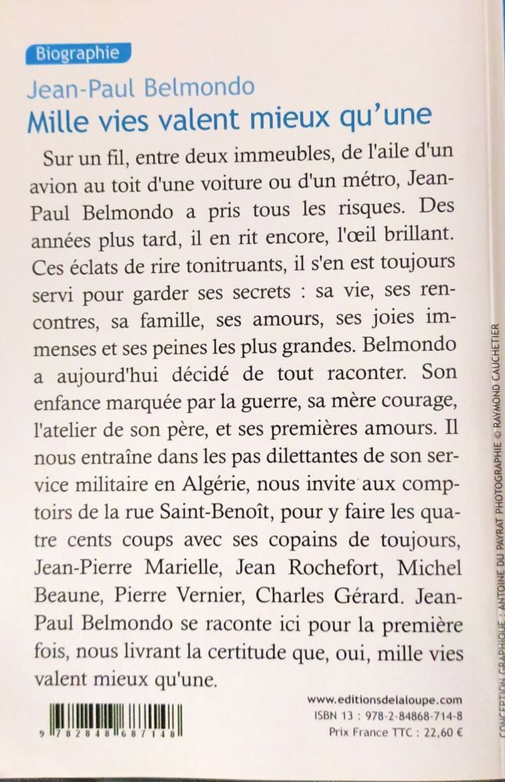 Livre Biographie de bebel...(jean-paul belmondo) Livres et BD