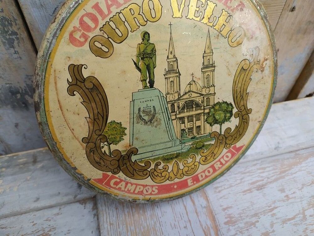 Boite Publicitaire Goiabada Geleada Ouro Velho Campos Do Rio 