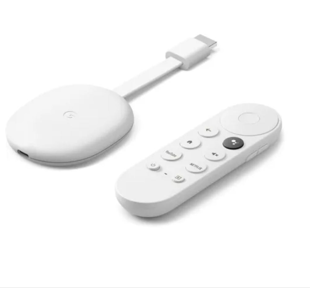 Google Chromecast 4 TV avec Google TV, Stock pr&ecirc;t, Android Photos/Video/TV