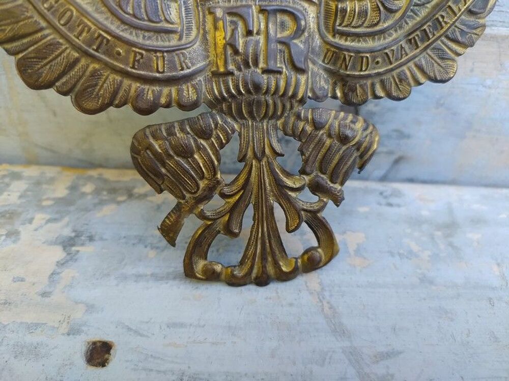 Aigle Insigne Plaque de casque Allemand 14-18 WW1 