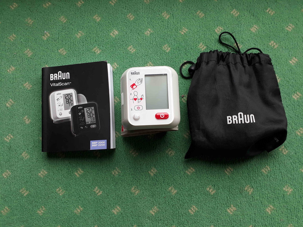 Tensiom&egrave;tre De Poignet ? Braun ? Vital Scan 1 BBP200WE Sports