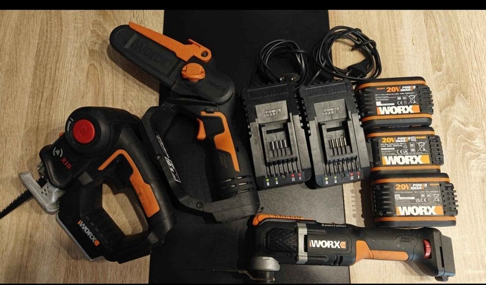 lot de machines &eacute;lectroportatif de la marque worx Bricolage