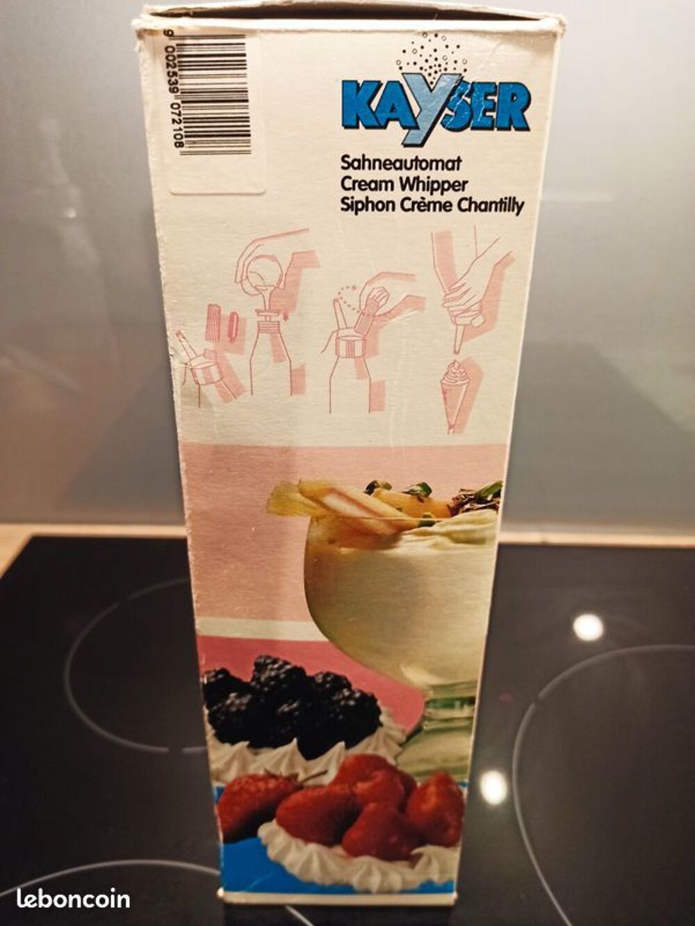 Siphon Cr&egrave;me Chantilly de marque Kayser Cuisine