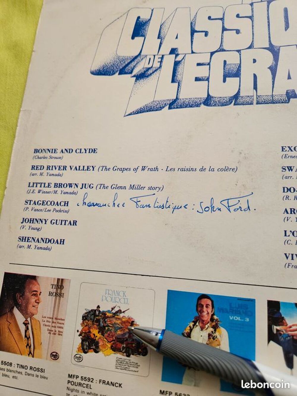 Les Classiques de L'ecran (1978)33t vinyle 33t Screen classi CD et vinyles