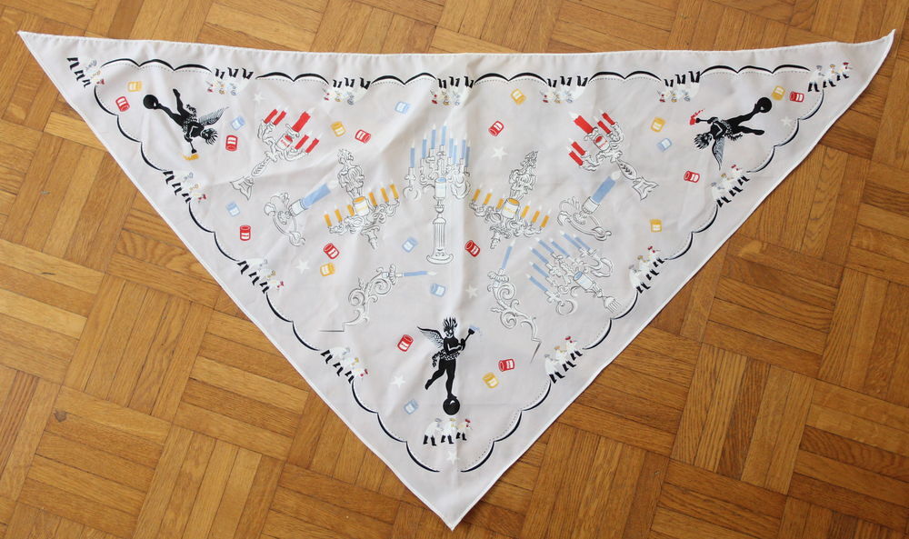 Foulard vintage 1960 anti-pluie RIPOLIN 
