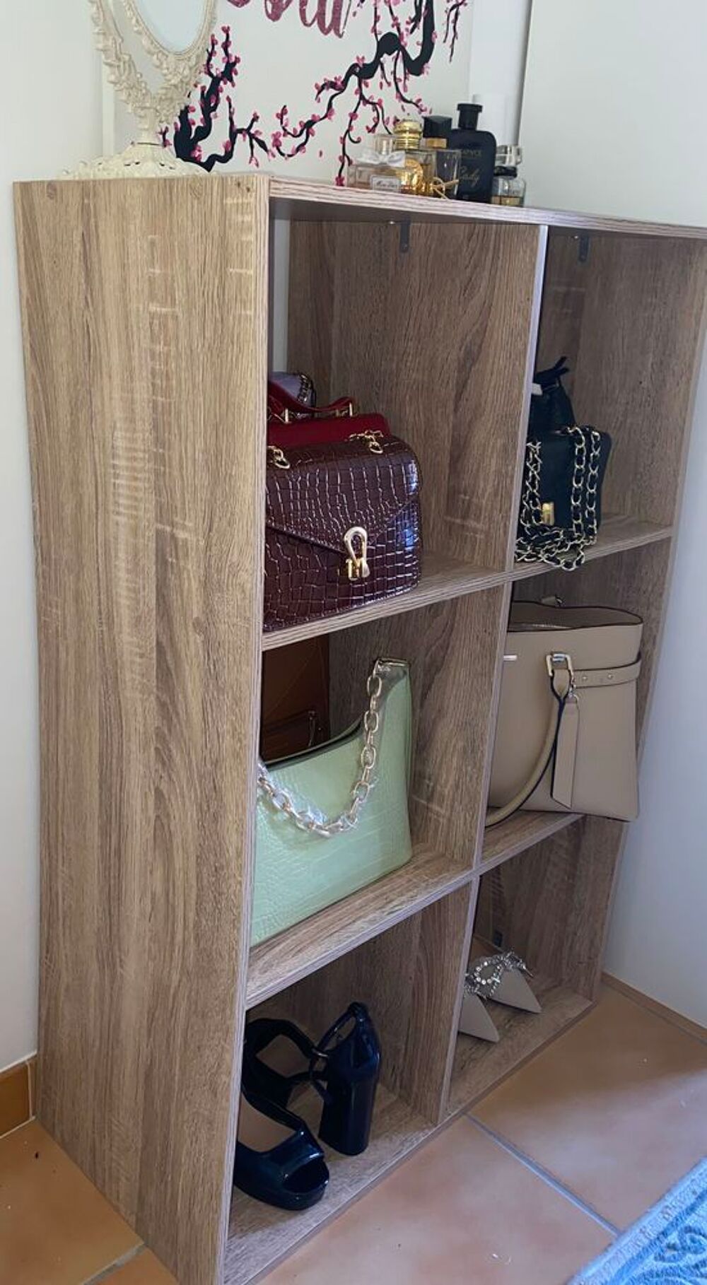 &agrave;tag&egrave;re murale en bois IKEA Meubles