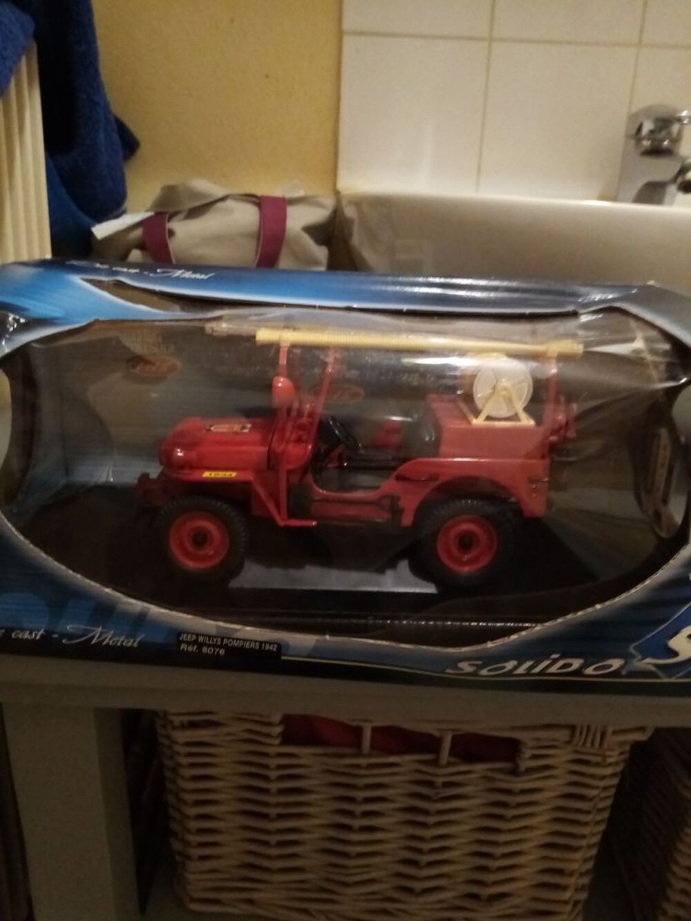 jeep willys pompiers solido 1/18 1942 