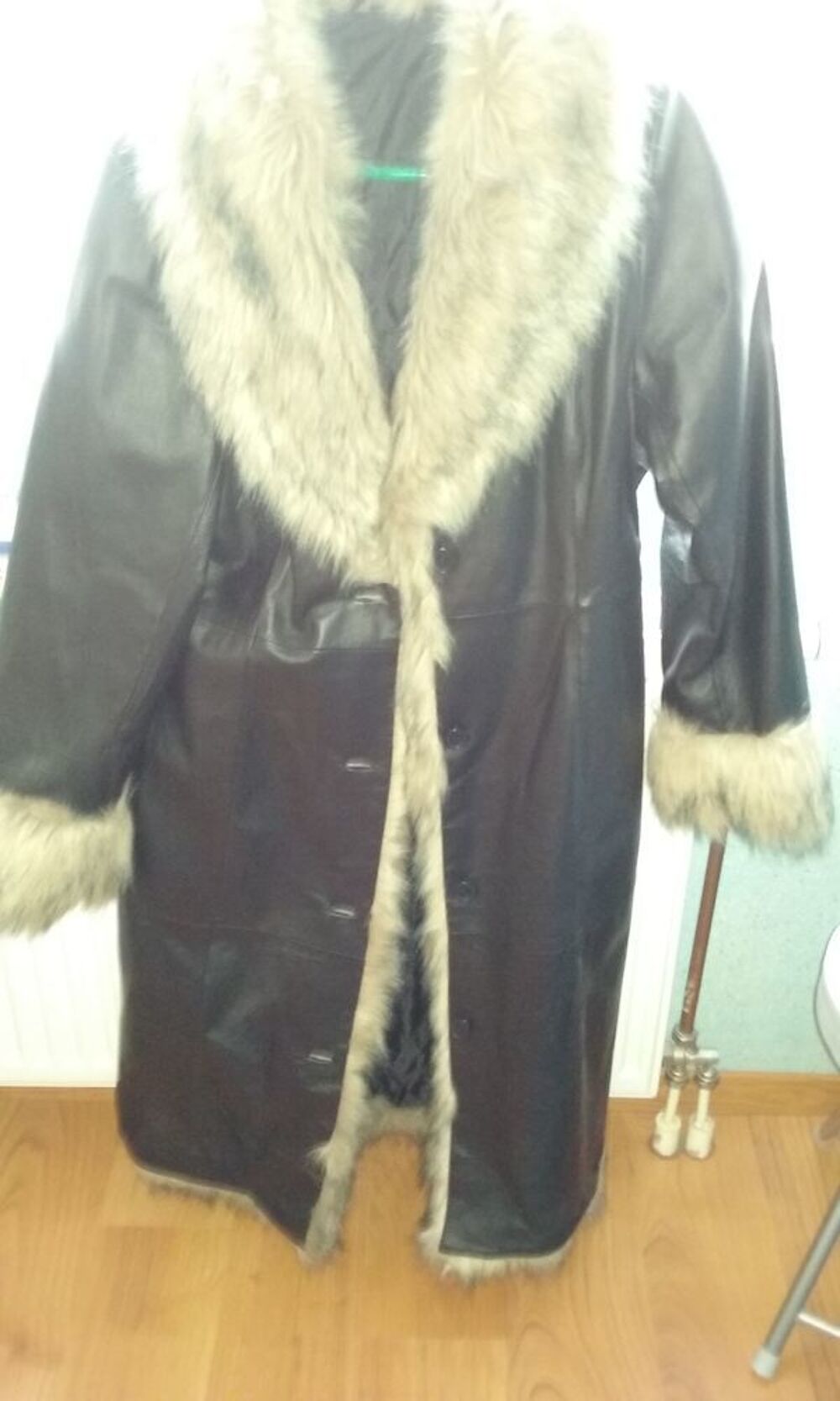 manteau cuir Vtements