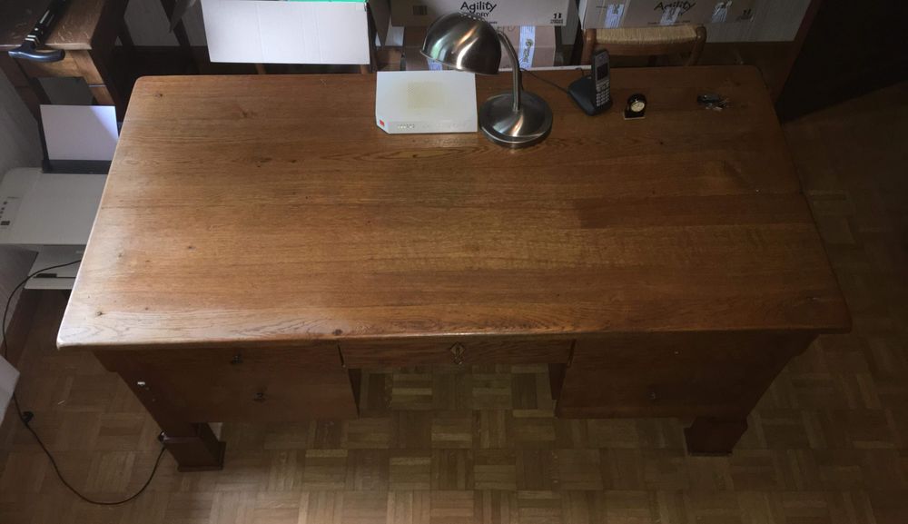 Bureau ch&ecirc;ne massif Meubles