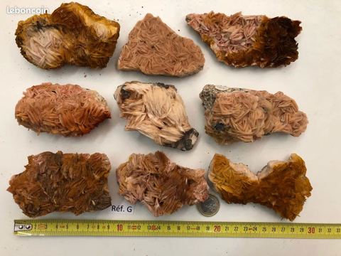 Barytine - lot de minraux de collection 80 Saint-Mdard (16)