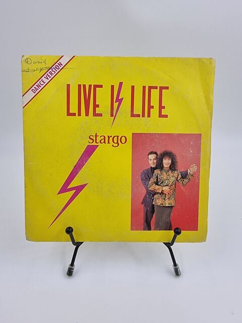 Vinyle 45 tours Live is Fife : Stargo (Dance Version)  1 Vulbens (74)