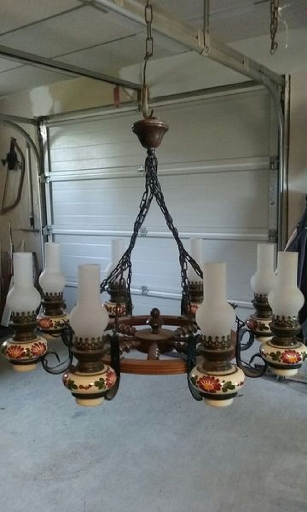 Lustre et deux appliques Décoration
