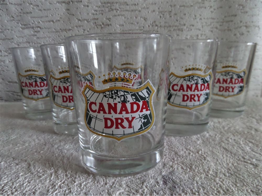 verres de CANADA DRY 2 models Cuisine