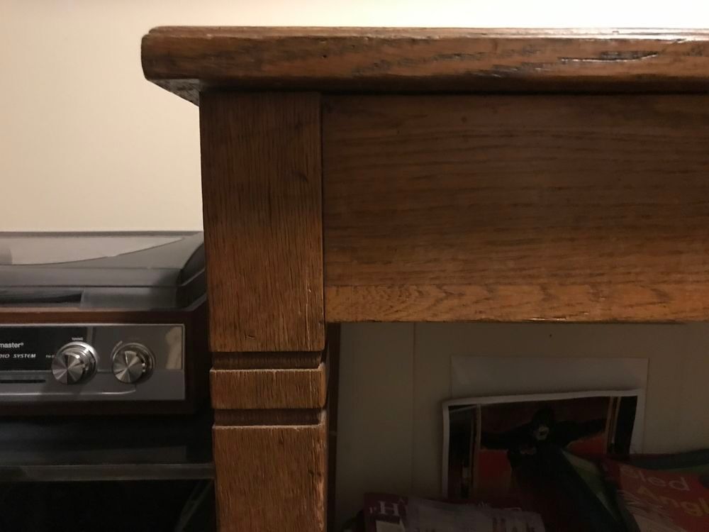 bureau en noyer ann&eacute;es 50 Meubles