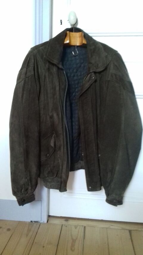 Blouson peau vert bronze 45 Saint-Quentin (02)