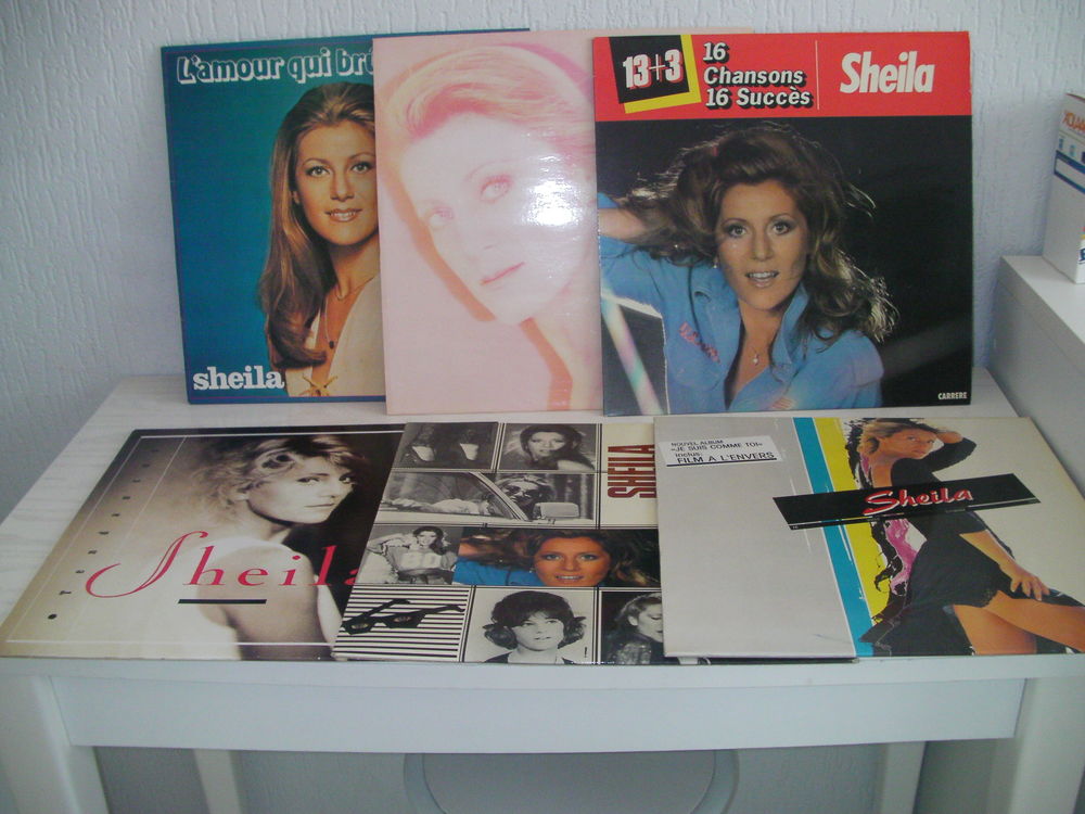 45 tours et 33 tours vinyle SHEILA CD et vinyles