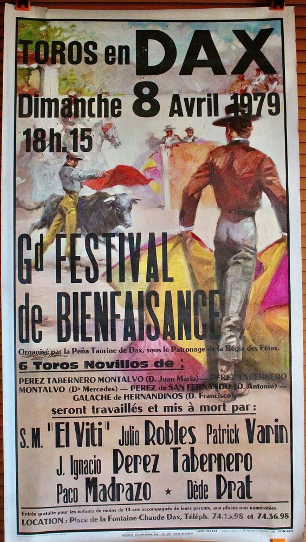 AFFICHES ARENES DE DAX 