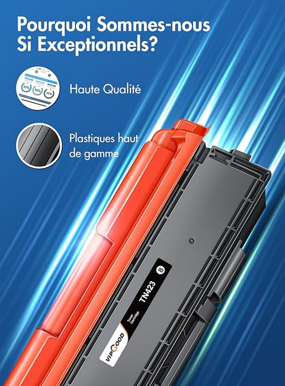 CARTOUCHES TONERS TN-423 IMPRIMANTE BROTHER NEUFS Matériel informatique