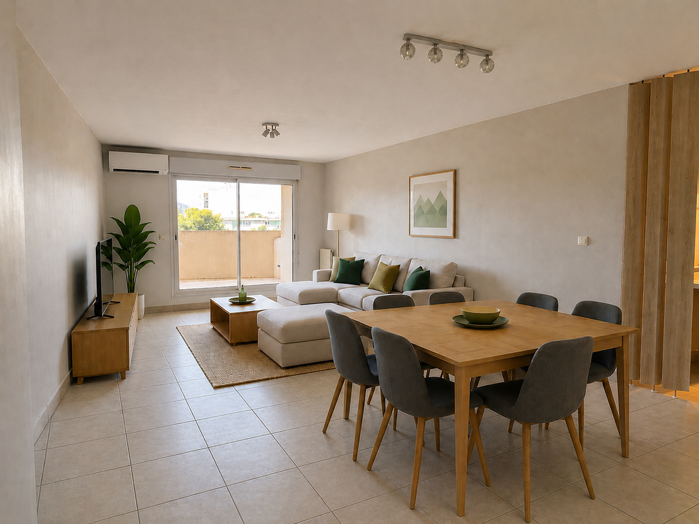 Vente Appartement T4 traversant de 95 m² avec 3 terrasses  ? secteur St Tronc Marseille 10
