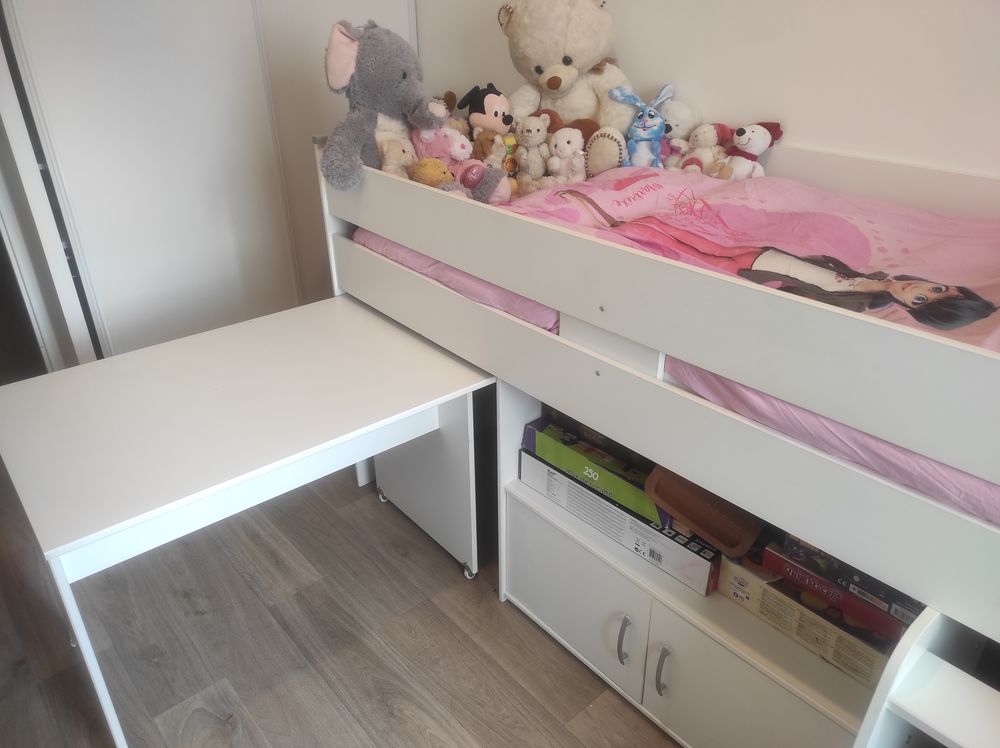 Lit mezzanine avec bureau Meubles