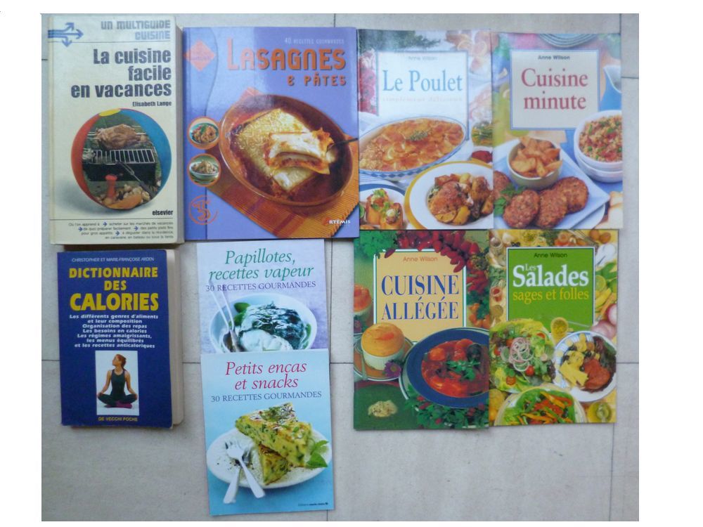 livres de CUISINE et TRAVAUX MANUELS - zoe Livres et BD