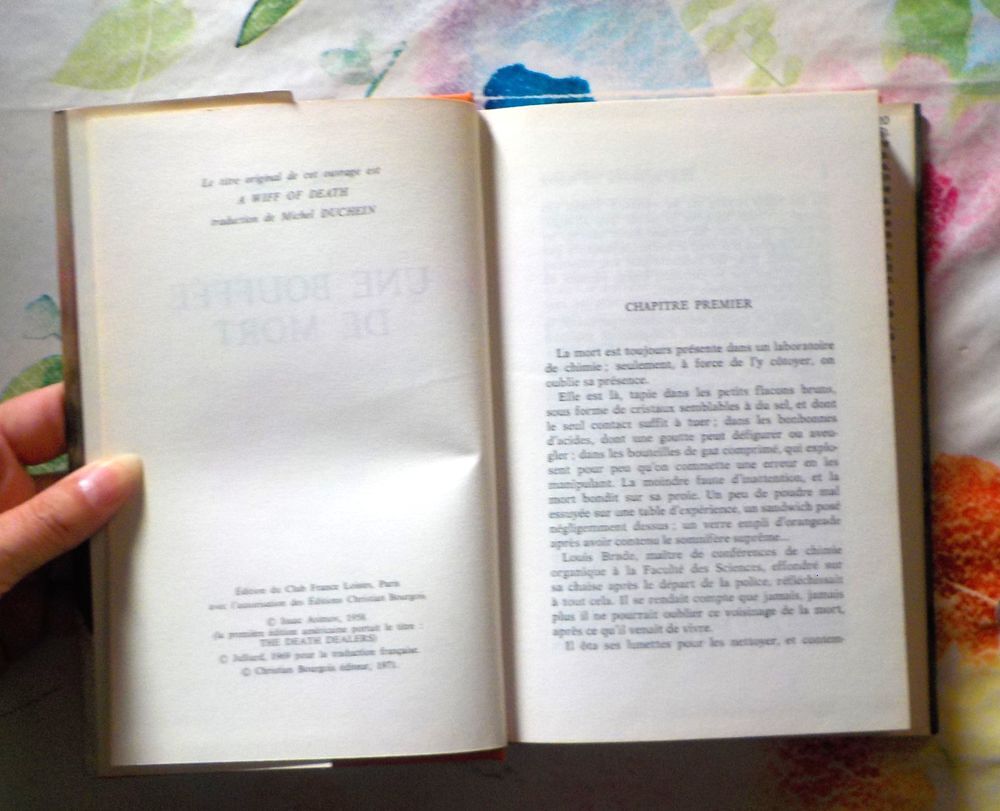 UNE BOUFFEE DE MORT d'Isaac ASIMOV Ed. France Loisirs Livres et BD