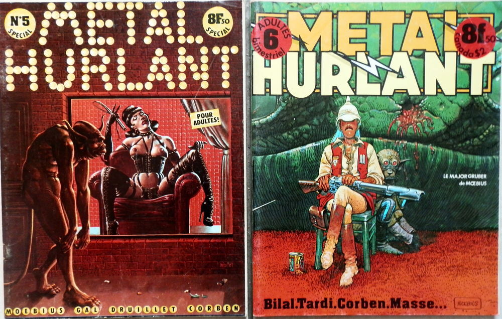 METAL HURLANT Livres et BD