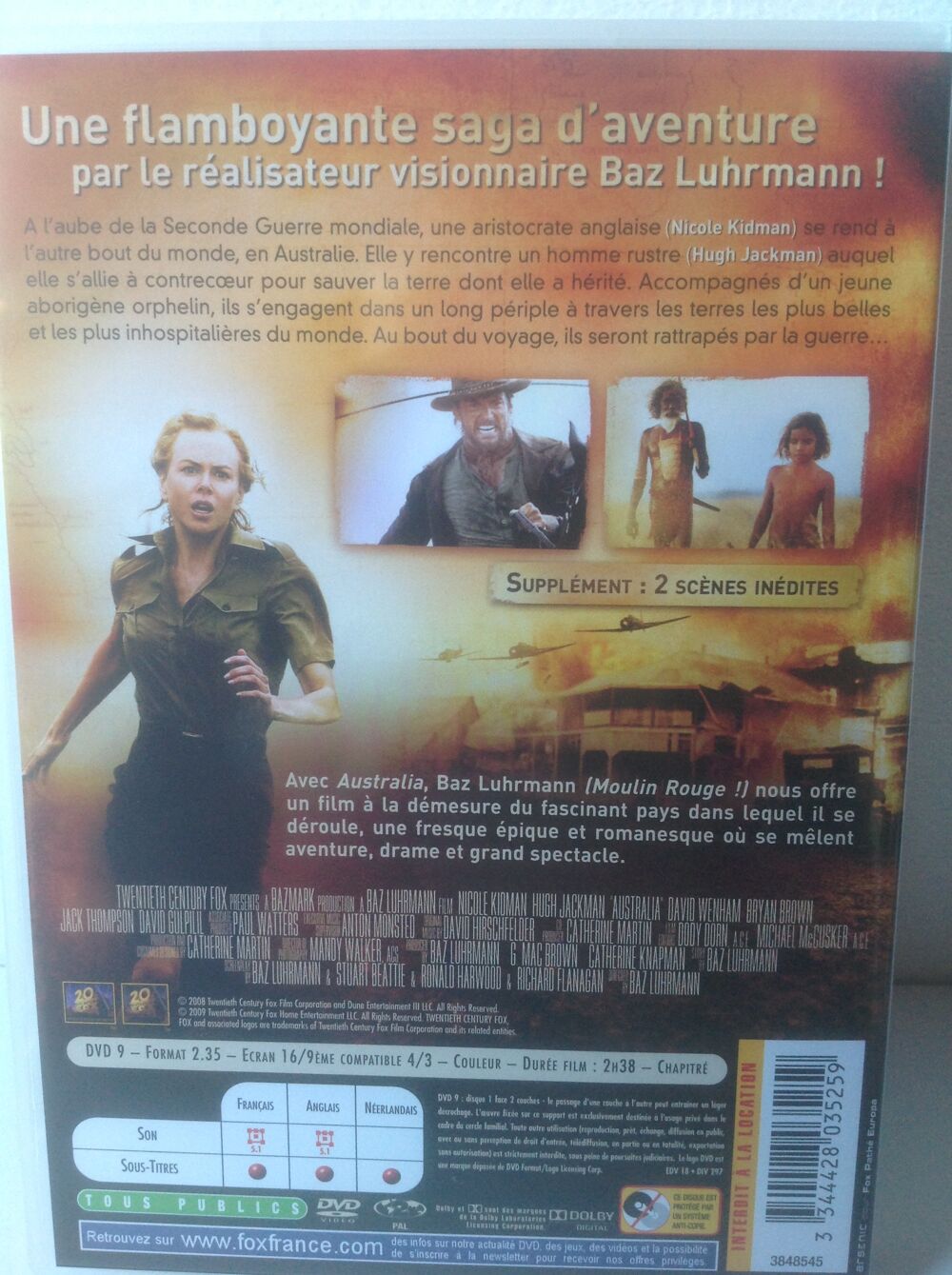 AUSTRALIA DVD Envoi Possible
DVD et blu-ray