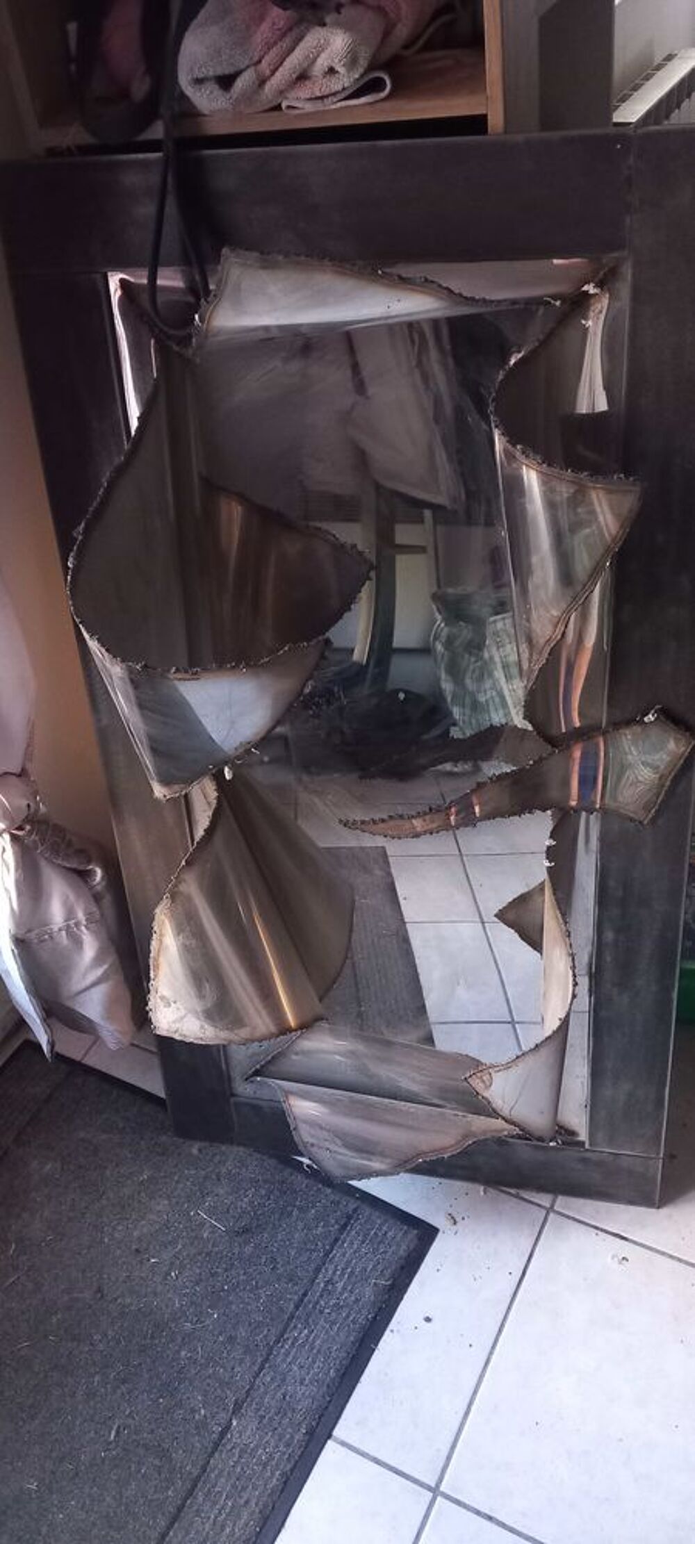 miroir fer forge 