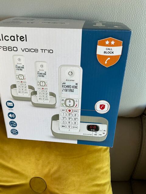 Trio d de T�L�PHONES VOICE ALCATEL Facture Steenvoorde (59)