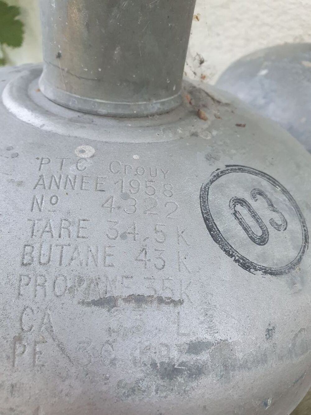 BOUTEILLES DE GAZ Bricolage