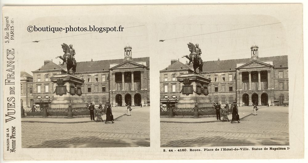 Anciennes Photographies St&eacute;r&eacute;oscopiques Vue St&eacute;r&eacute;os 