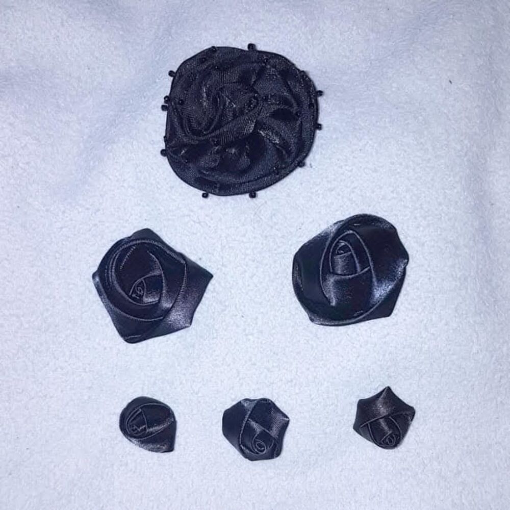 Fleurs en soie, pour cheveux-d&eacute;co-habit Bijoux et montres