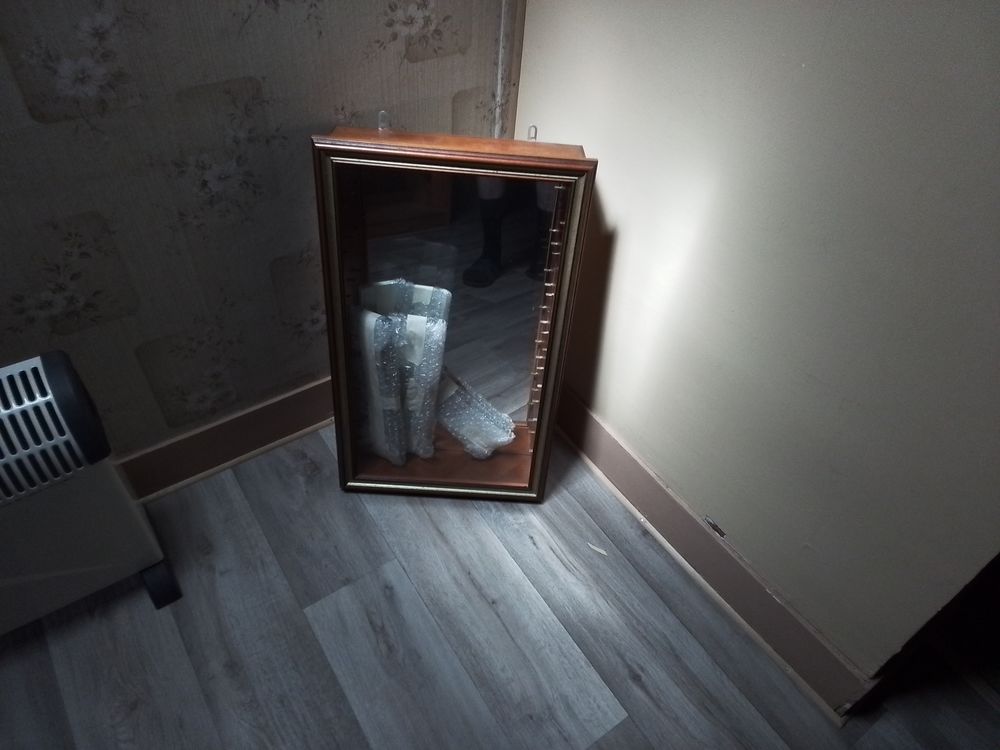 Vitrine en bois massif Décoration