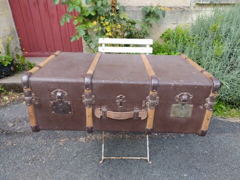 Ancienne Valise Malle de Voyage 120 Loches (37)