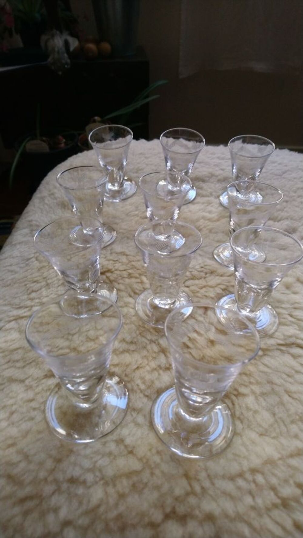 VERRES A LIQUEUR Décoration