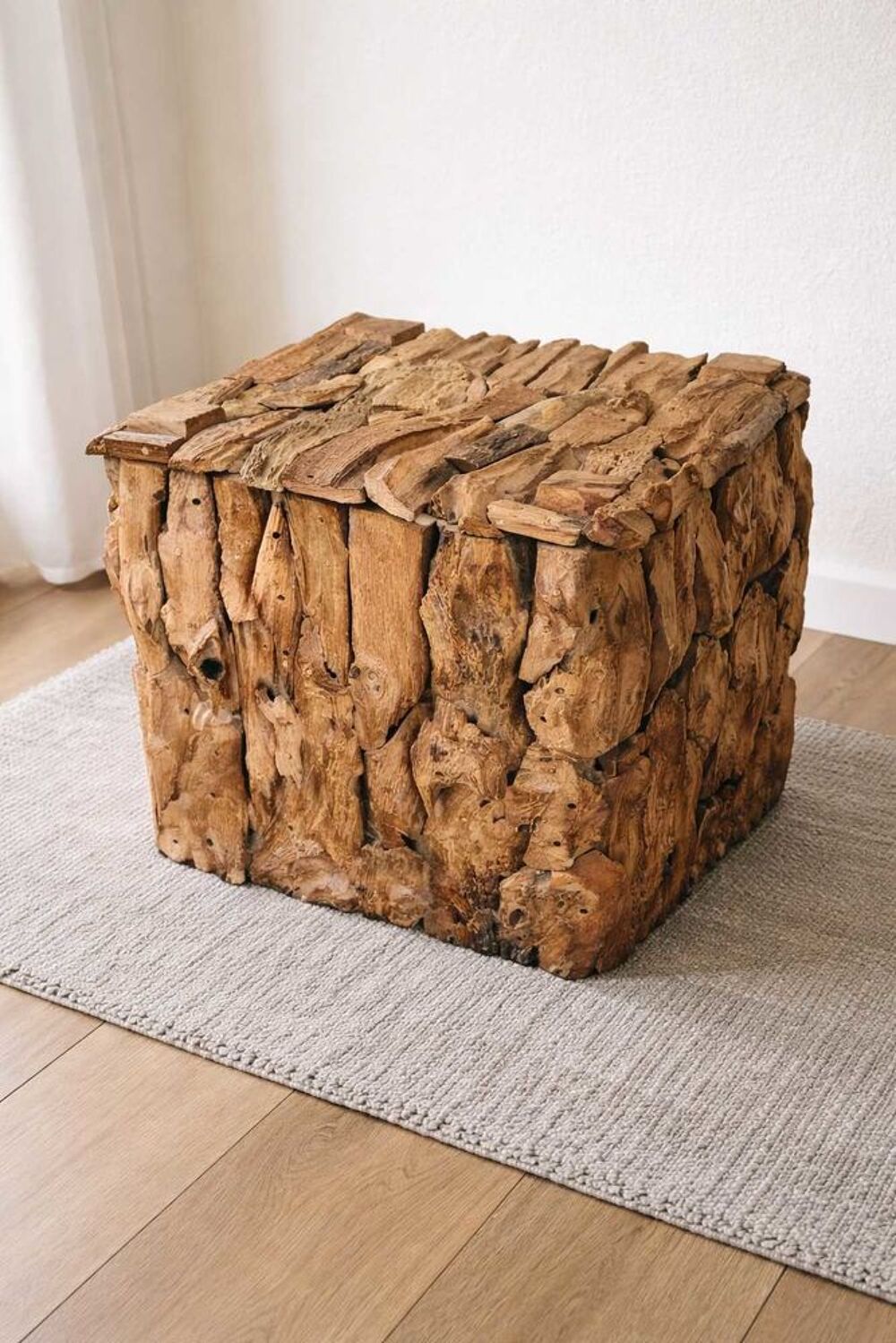 superbe+table+en+bois+flott&eacute; Meubles