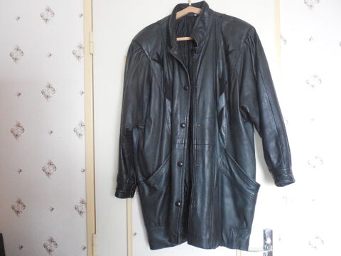 veste cuir noire 55 La Membrolle-sur-Choisille (37)