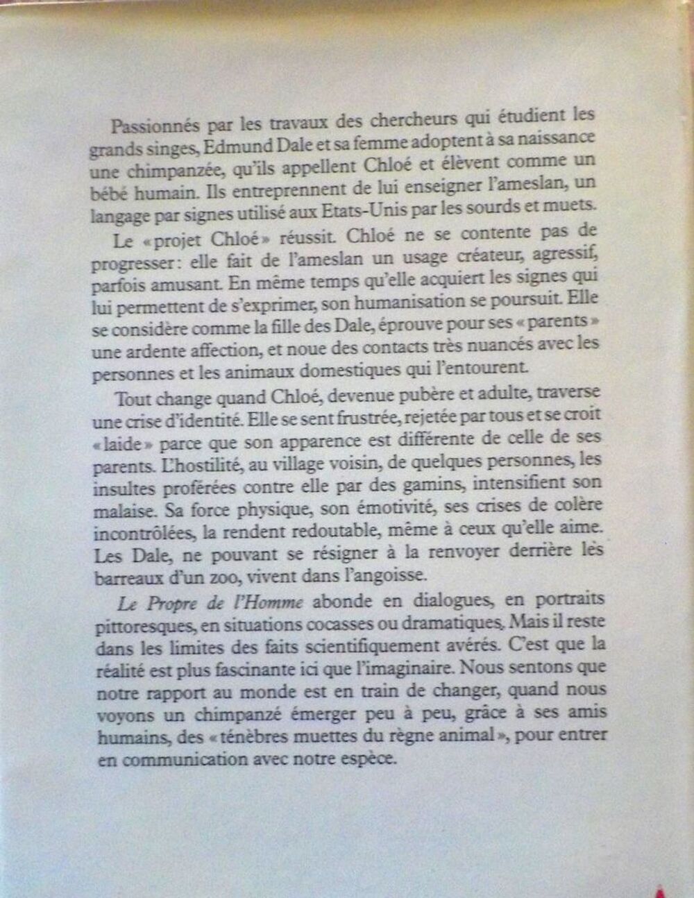 LE PROPRE DE L'HOMME de Robert MERLE Ed. de Fallois Livres et BD