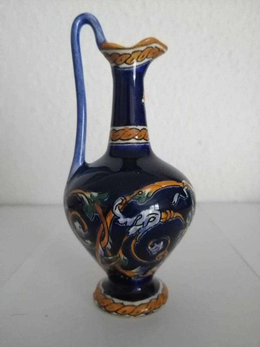 Petit vase de Gien - Peint &agrave; la main Décoration